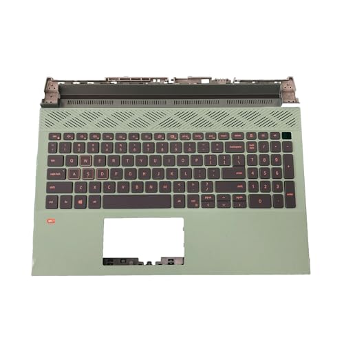 Ảnh minh họa Thay Vỏ Laptop DELL G15 5510 5511 5515 Upper Case 0NY2X4 NY2X4 New (red Backlit Keyboard) Replacement Laptop Palmrest with Backlit Keyboard for Zin 1