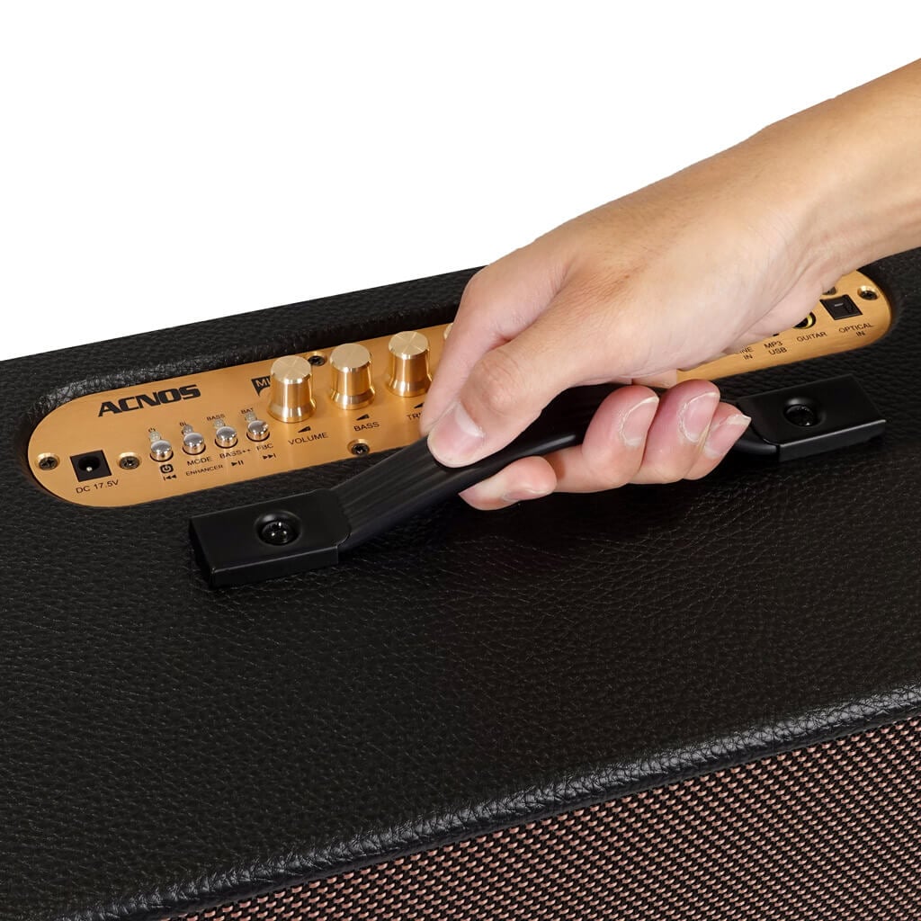 Ảnh minh họa ACNOS CS200 PRO – Loa Karaoke Di Động 100W, Bass 20cm, Kèm 2 Micro 3