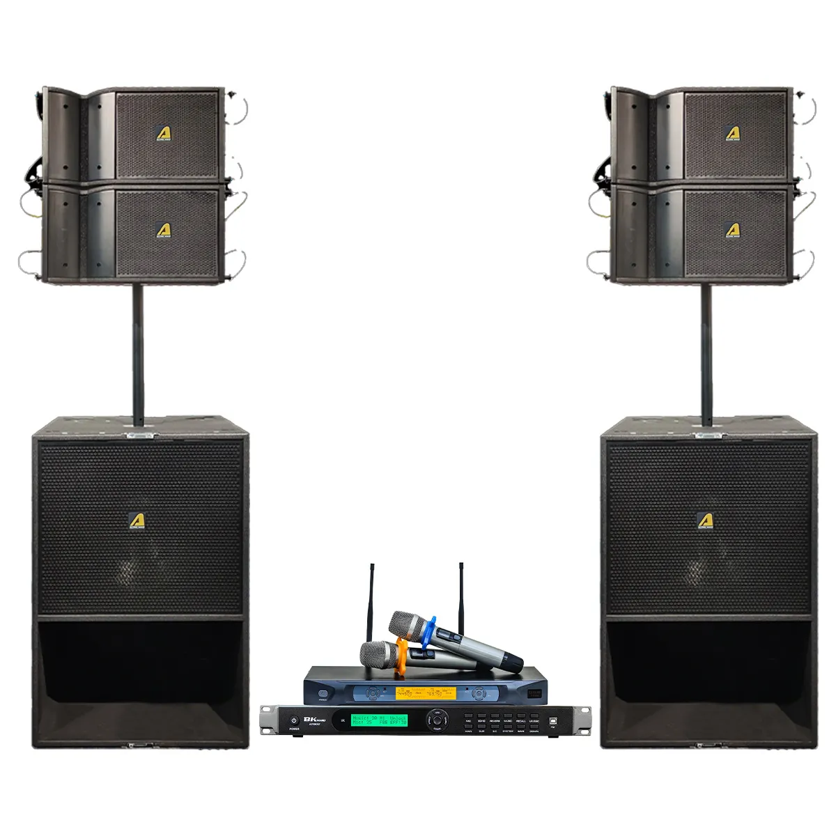 Ảnh minh họa Dàn âm thanh Line Array Active Actpro A6F 05 (sử dụng 100-300 khách, Loa line array từ ferrite) 1