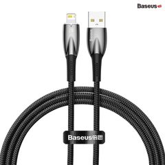  Cáp Sạc Baseus Glimmer USB to Lightning 2.4A | Đèn LED Thông Minh & Siêu Bền 