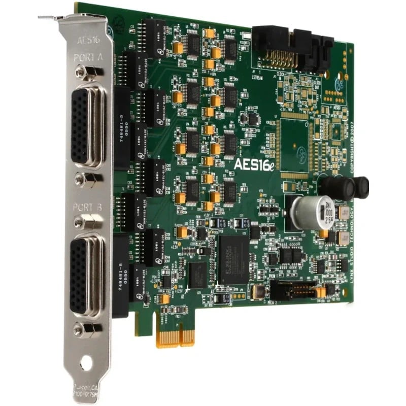 AES16e Lynx Studio Technology PCI Express Card