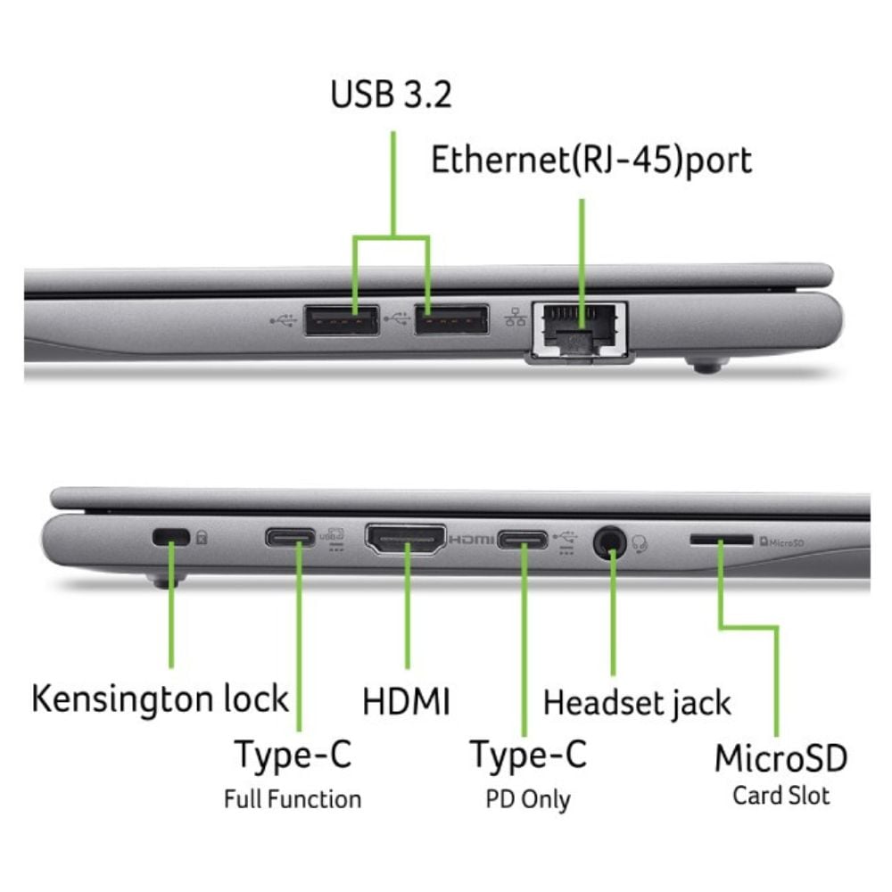 Ảnh minh họa Laptop Acer Aspire GO 14 AI AG14 I71M 977M (Ultra 9 185H/ 16GB/ 512GB SSD/ 14 inch FHD+/ Win11/ Grey/ 1Y) 3