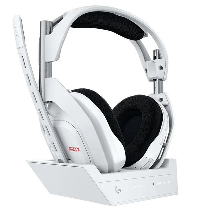 Tai nghe gaming không dây Logitech Astro A50 X LIGHTSPEED + Đế trạm White