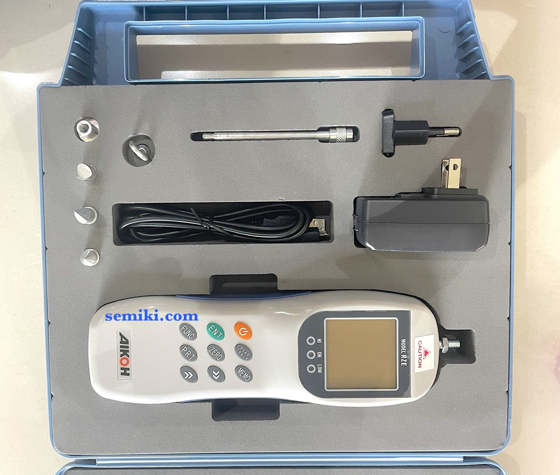 Ảnh minh họa AIKOH RZE-1 thiết bị đo lực kéo nén điện tử 10N/1 kgf 3