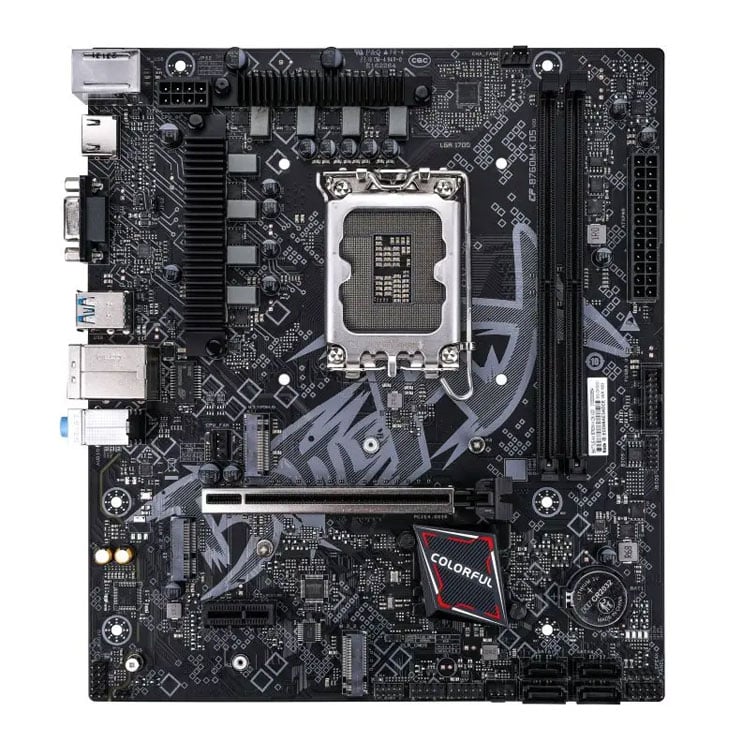 Ảnh minh họa Mainboard Colorful Battle-AX B760M-K V20 DDR5 | LGA 1700, mATX, 2 khe RAM 1