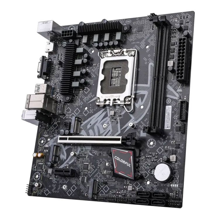 Ảnh minh họa Mainboard Colorful Battle-AX B760M-K V20 DDR5 | LGA 1700, mATX, 2 khe RAM 2
