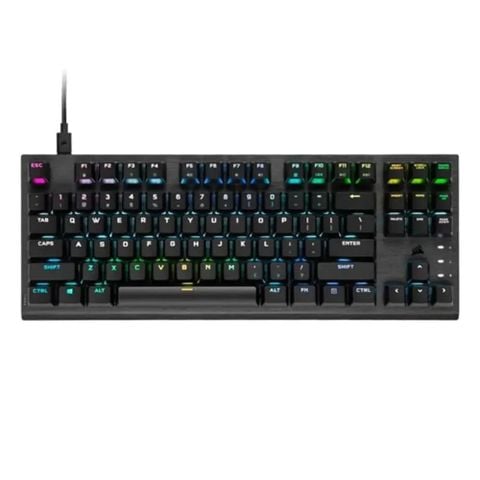 Corsair K60 PRO TKL RGB OPX Switch Bàn phím Cơ-Quang học Màu đen Tiếng