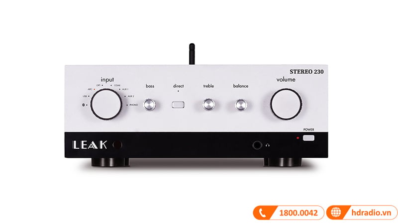 Ảnh minh họa Amply Leak Stereo 230, Hỗ Trợ 2 Kênh, 75W/CH, Bluetooth, HDMI ARC, PC USB, Optical 3