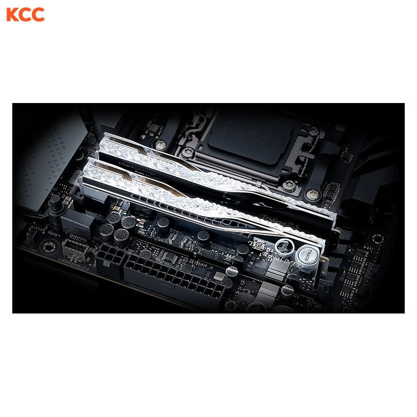 Ảnh minh họa Ram Desktop Gskill Trident Z5 Royal Neo 64GB (32GBx2) CL36 DDR5 6000Mhz Silver (F5-6000J2836G32GX2-TR5NS) 1