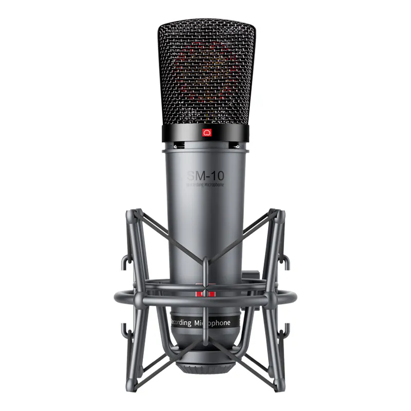 Micro thu âm Takstar SM-10, Capsule Mạ Vàng 34mm, Unidirectional, Tần số 20Hz-20KHz