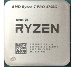  AMD Ryzen 7 PRO 4750G MPK (3.6 GHz turbo upto 4.4GHz / 12MB / 8 Cores, 16 Threads / 65W / Socket AM4) 