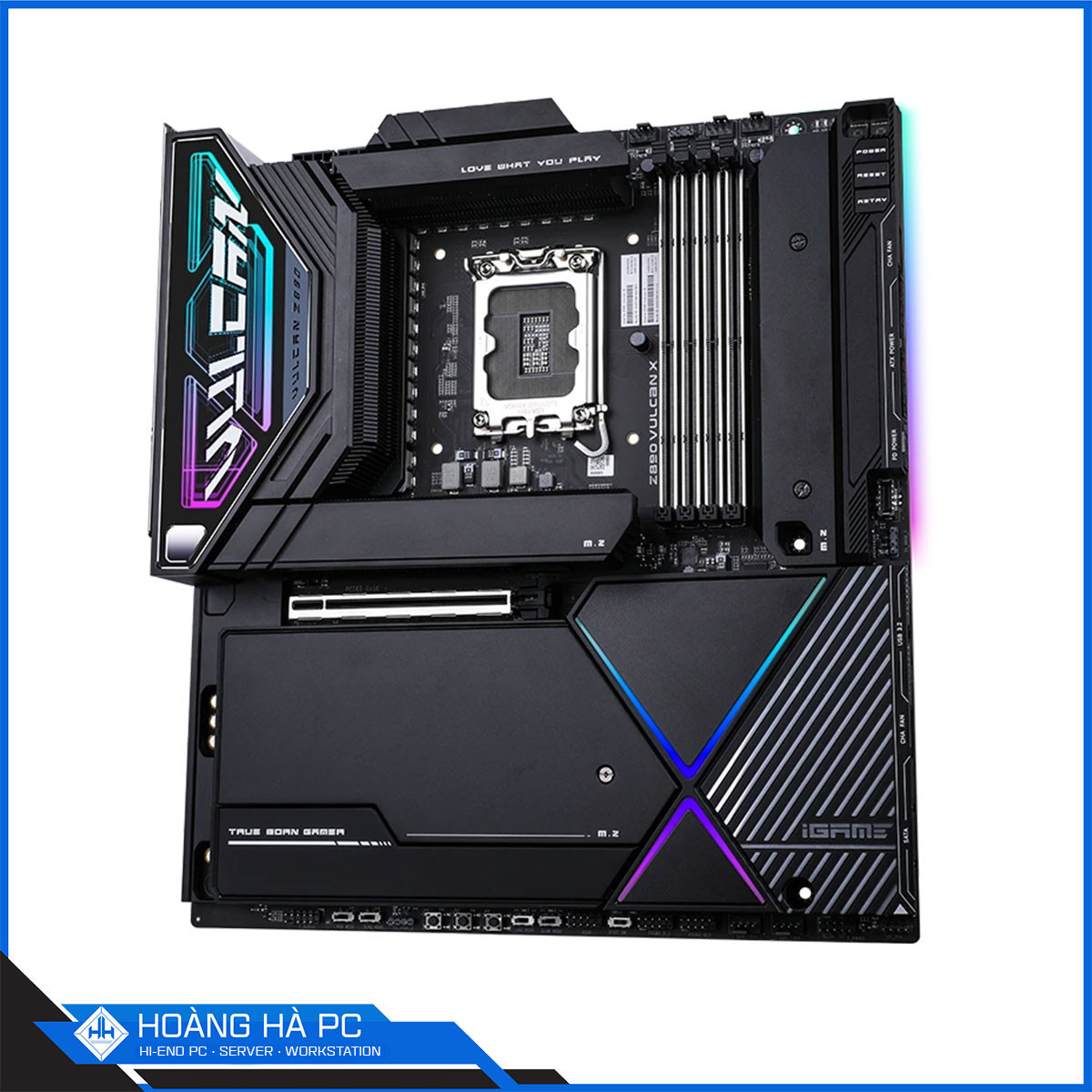 Ảnh minh họa Mainboard Colorful iGame Z890 VULCAN X V20 (Intel Z890, Socket LGA1851, E-ATX, 4 khe RAM DDR5) 3