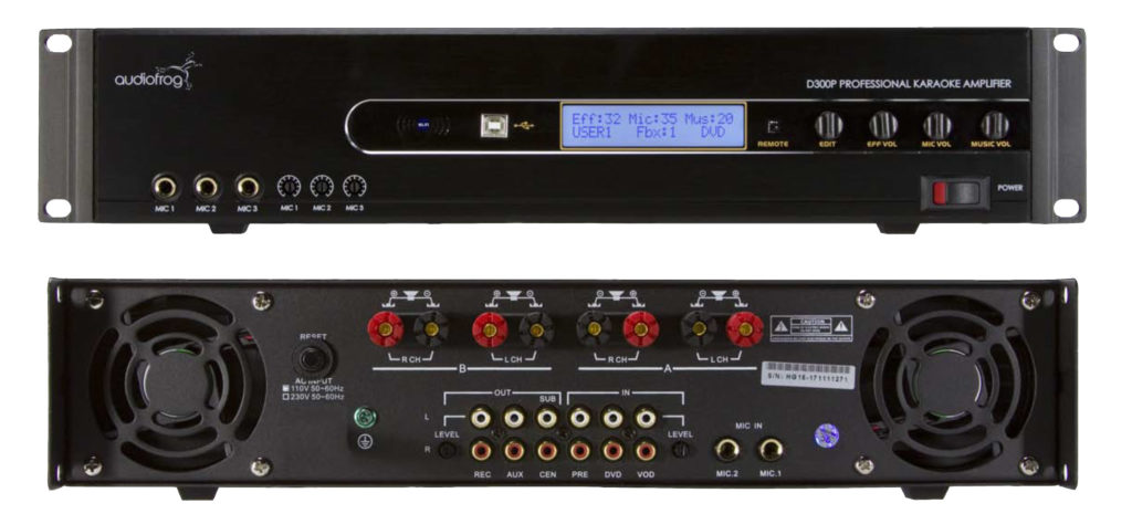 Ảnh minh họa Ampli karaoke AUDIOFROG D300P 1