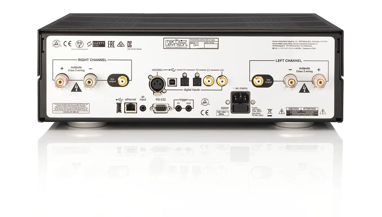 Ảnh minh họa Ampli Mark Levinson No 5802 3