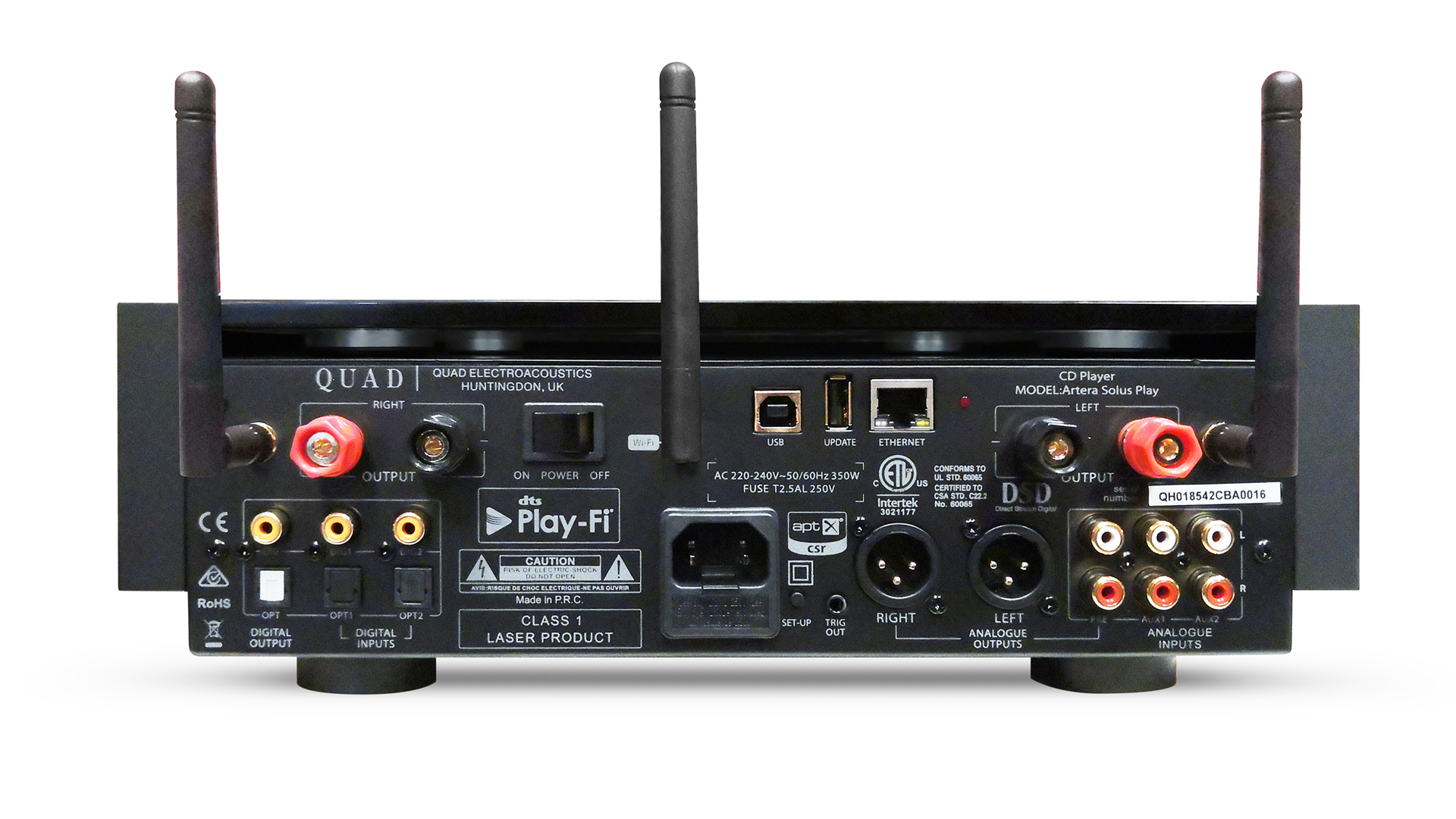 Ảnh minh họa Ampli tích hợp Quad Artera Solus Play 1