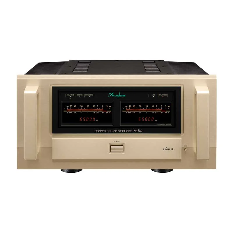 Amply Accuphase A80 (2 kênh, Class A, 65W/8Ω RCA, XLR)