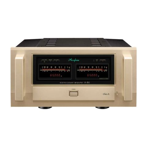 Amply Accuphase A80 (2 kênh, Class A, 65W/8Ω RCA, XLR)