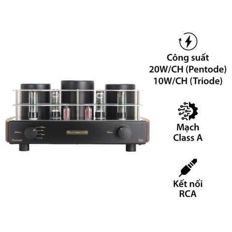 Amply đèn Mastersound Dueventi, 2 Kênh, 20W/CH (Cấu hình Pentode)