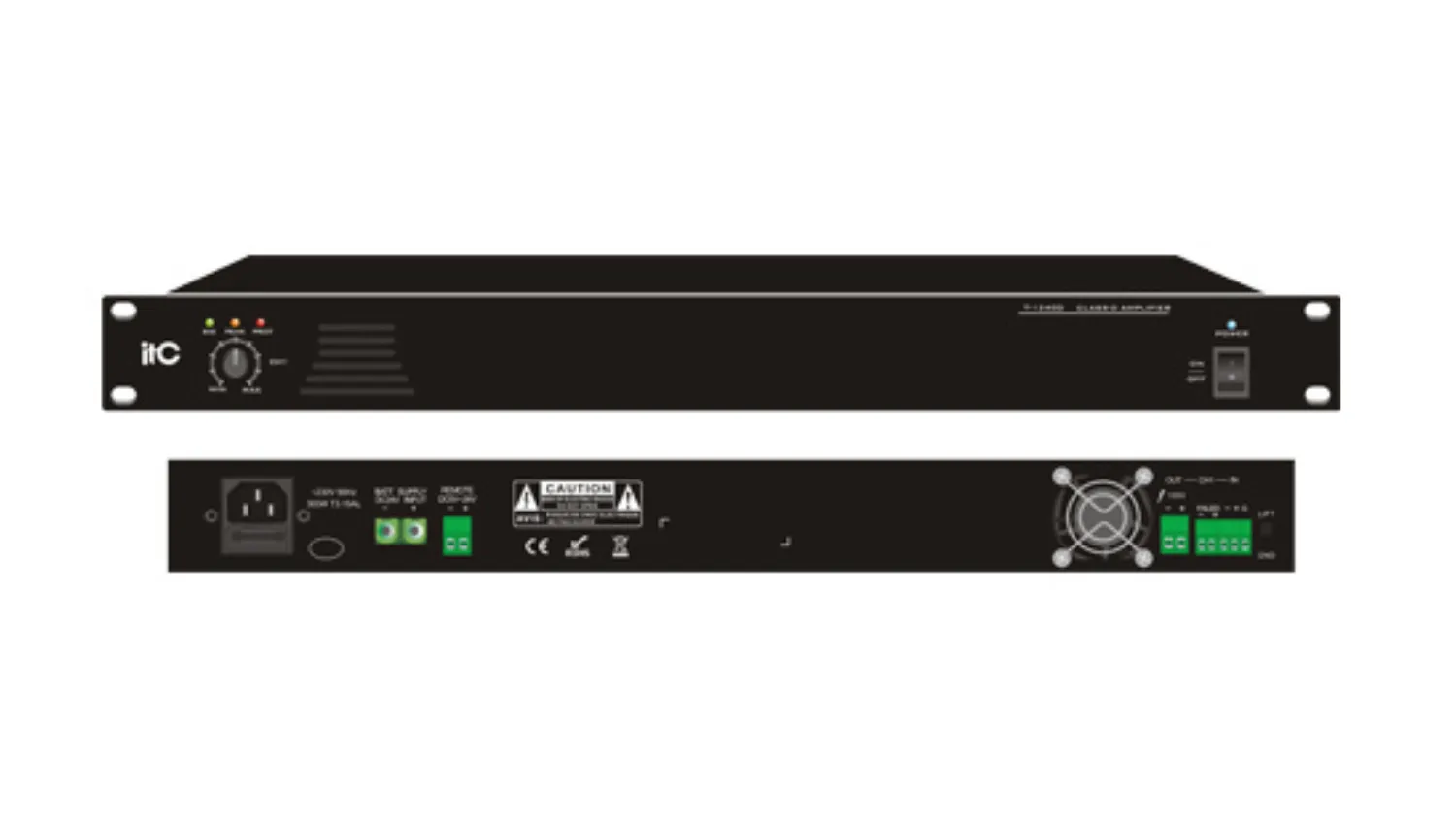 Ảnh minh họa Amply Đơn kênh Class D ITC T-1240D 1