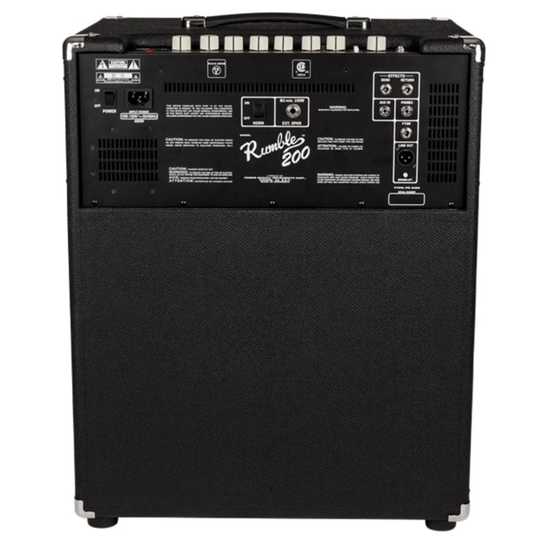 Ảnh minh họa Amply Fender Rumble 200, 1 Kênh, Bass 38cm, 200W, AUX In, XLR, Phones Out 1