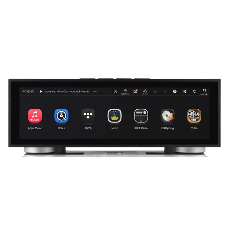 Ảnh minh họa Amply HiFi Rose RS520, 250W/kênh ở 8 Ohms, Bluetooth, Airplay 2 3