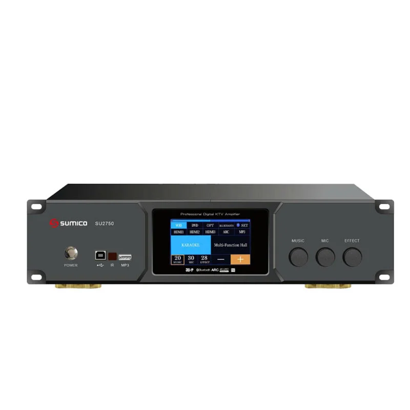 Ảnh minh họa Amply karaoke Sumico SU2750, 750W / kênh (8 Ohms), Bluetooth, RCA, HDMI 3