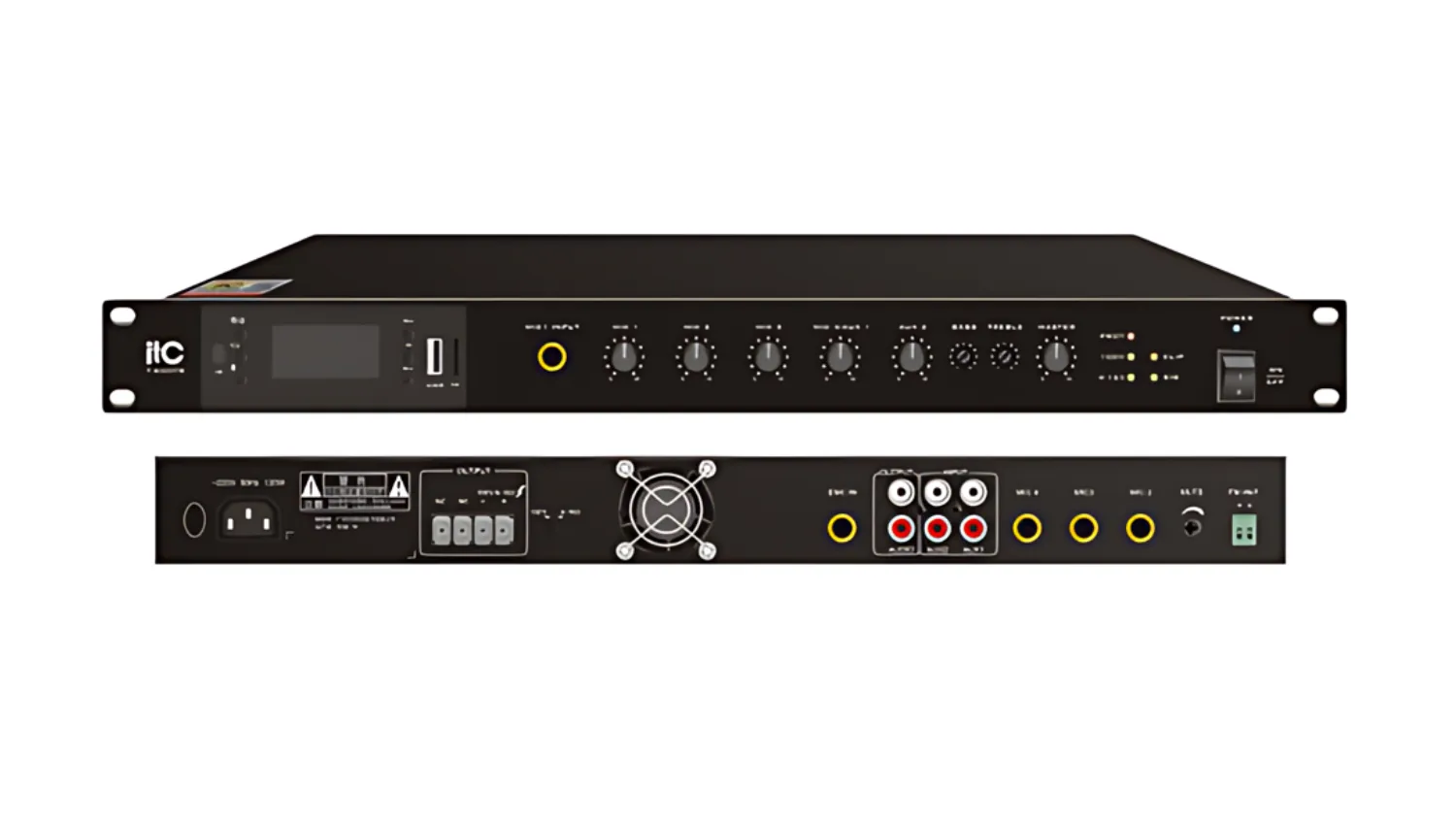 Ảnh minh họa Amply kỹ thuật số ITC T-650DTB (MP3, Tuner, Bluetooth) 1