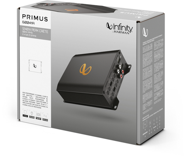 Ảnh minh họa Amply lắp ở dưới hiệu INFINITY PRIMUS60041A 1