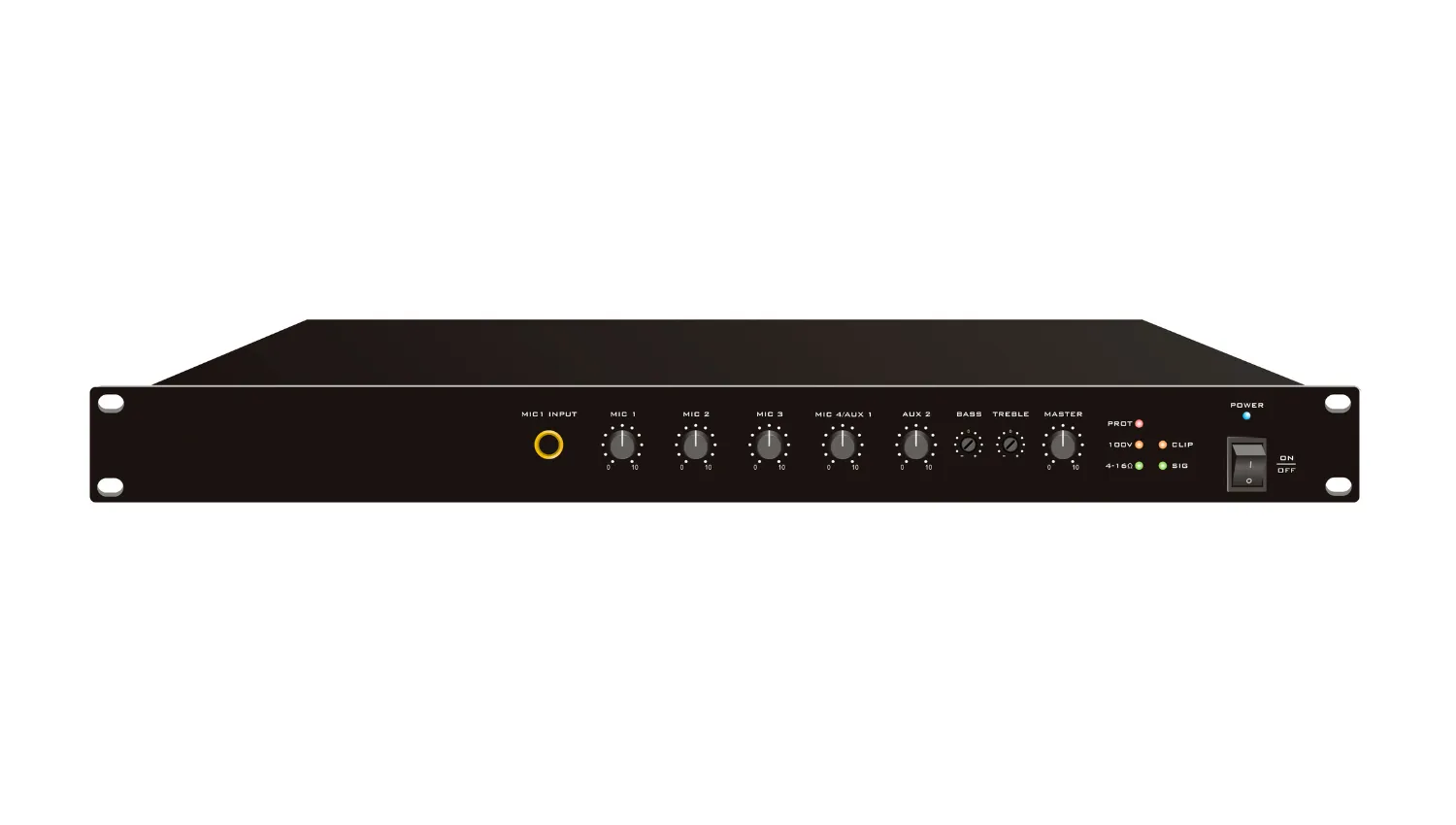 Ảnh minh họa Amply Liền Mixer ITC T-120D 1