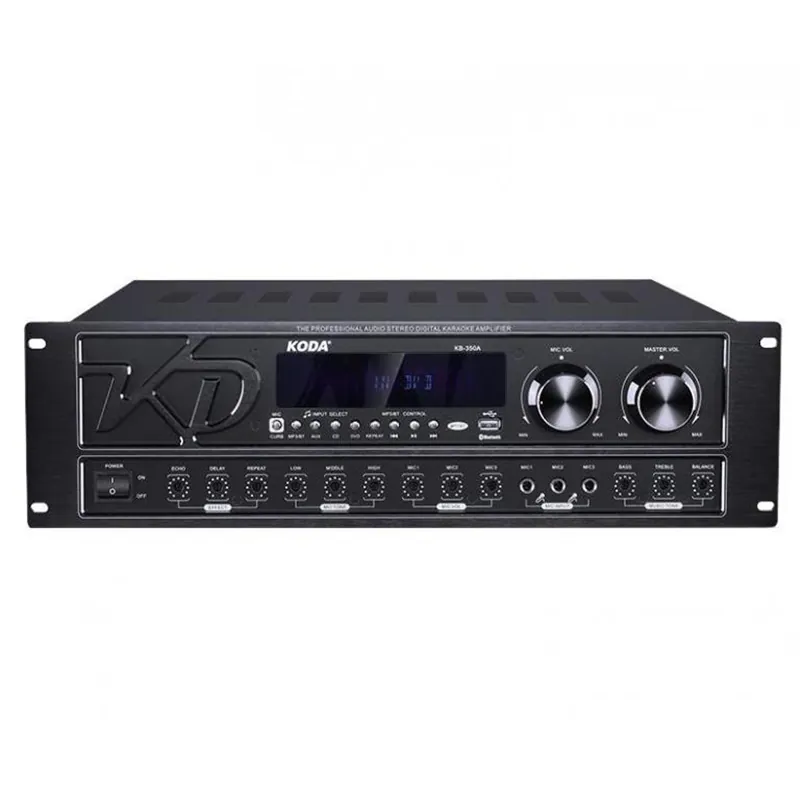 Amply liền vang KODA KB350A, 2 kênh, Công suất 500W, Bluetooth AptX, MP3