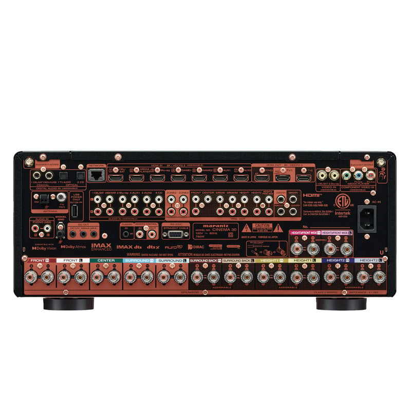 Ảnh minh họa Amply Marantz Cinema 30, 11.4 kênh, 140W/kênh 3