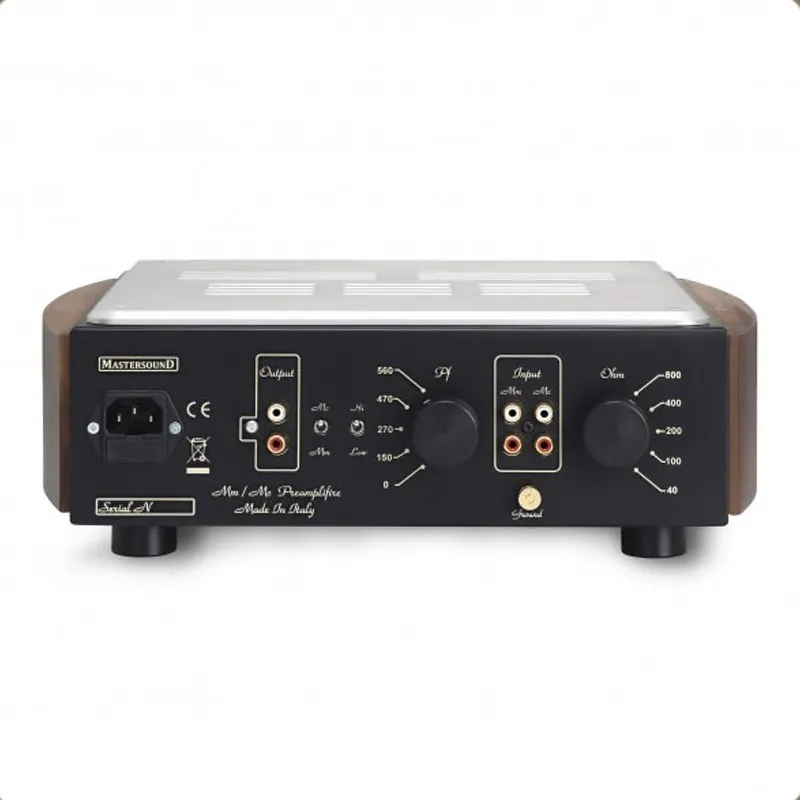 Ảnh minh họa Amply Mastersound Stilo, 3 bóng đèn ECC83, RCA 2
