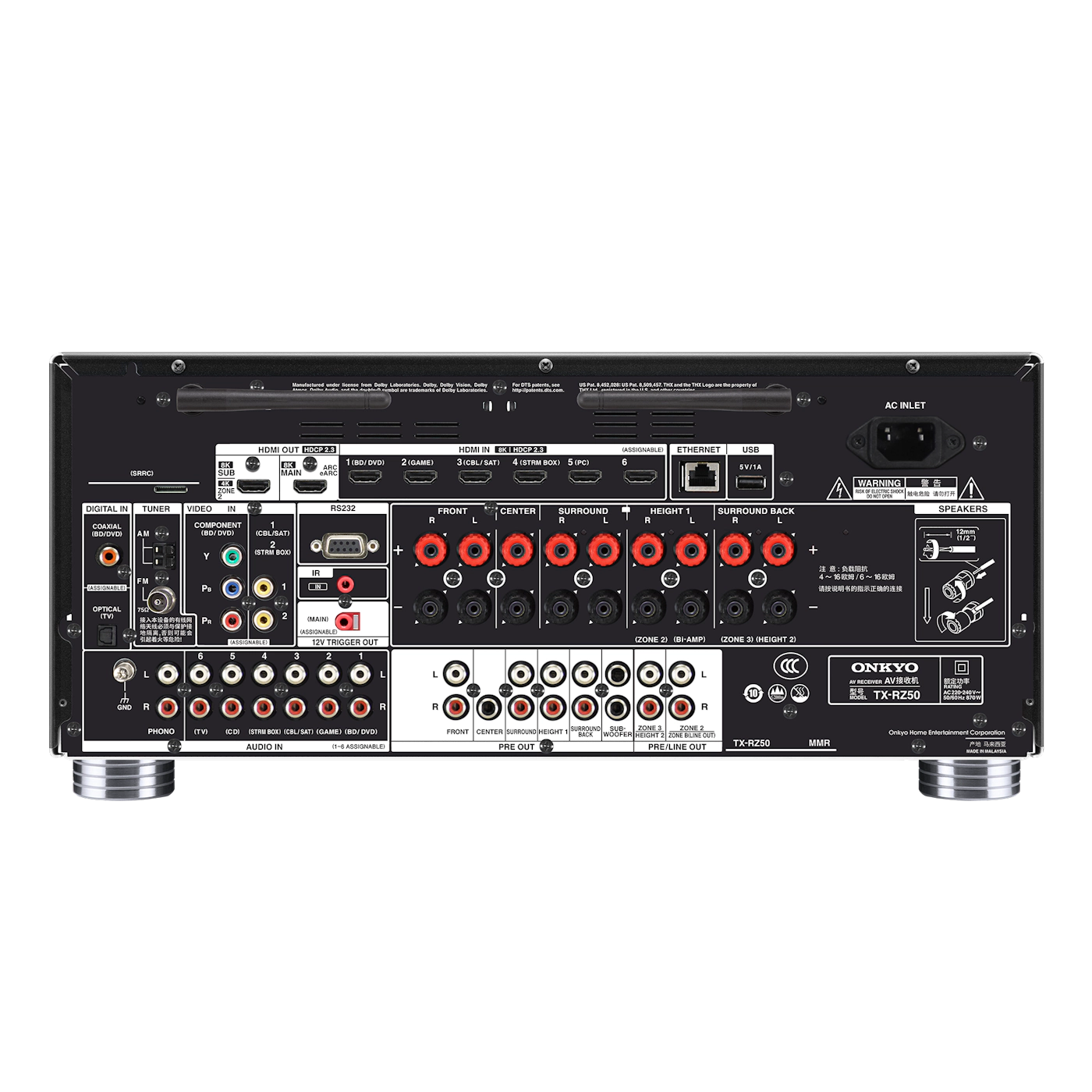 Ảnh minh họa Amply Onkyo TX-RZ50 3