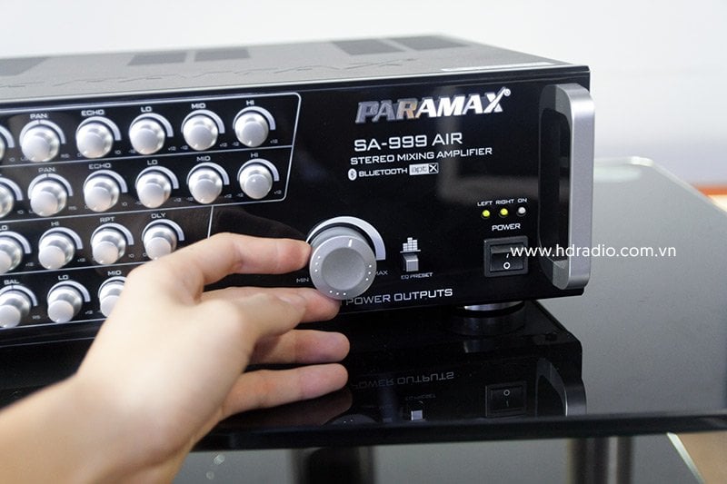 Ảnh minh họa Amply Paramax SA 999 AIR New, (500W/2 Kênh, Bluetooth, 12Kg) 3