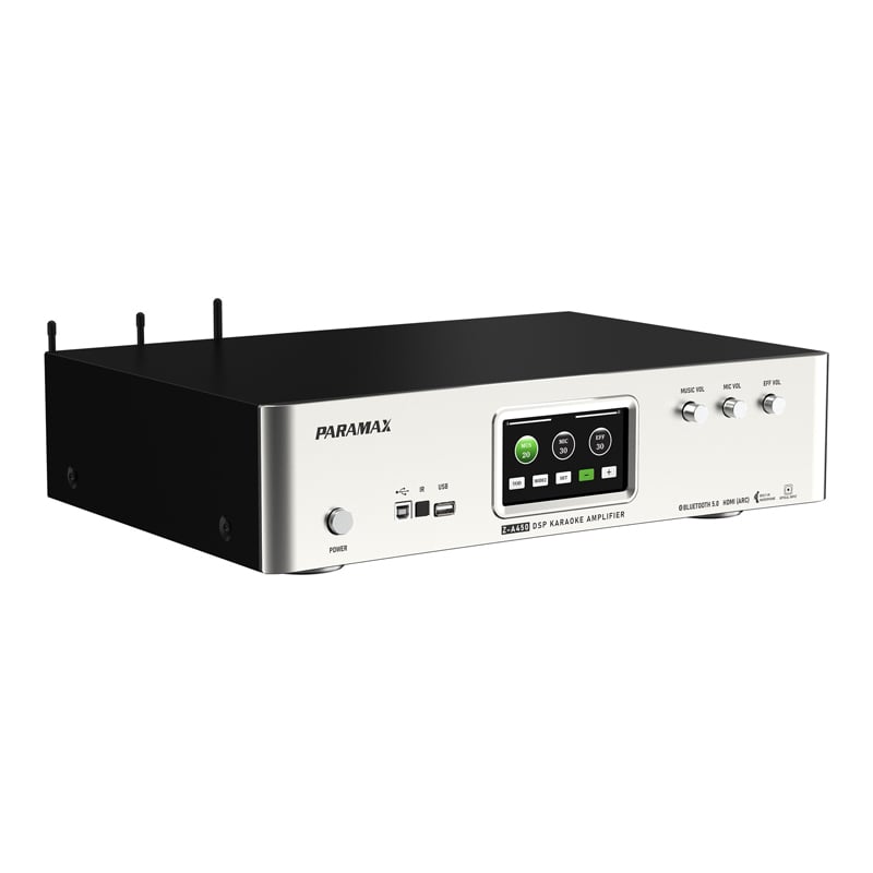 Ảnh minh họa Amply Paramax Z-A450, 2 Kênh, 500W, 8Ohms, Bluetooth 5.0, HDMI, OPTICAL 3