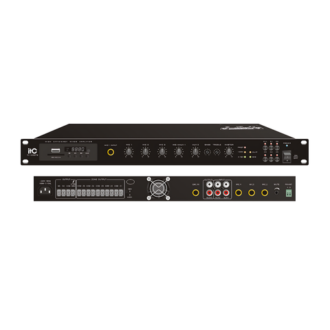 Amply phân 5 vùng ITC TI-120DTB (120W, MP3, FM, Bluetooth)