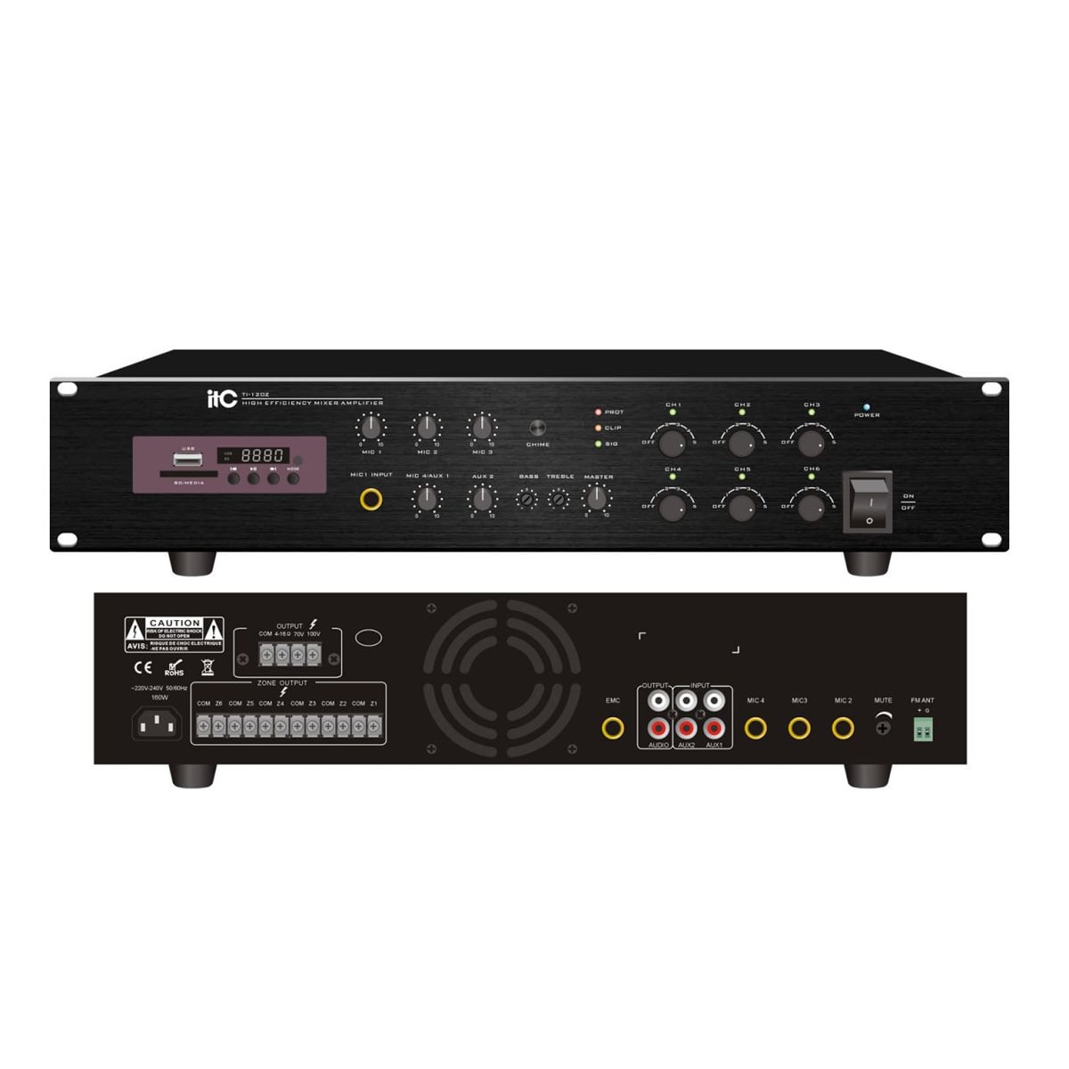 Amply phân vùng ITC TI-120Z (6 vùng)