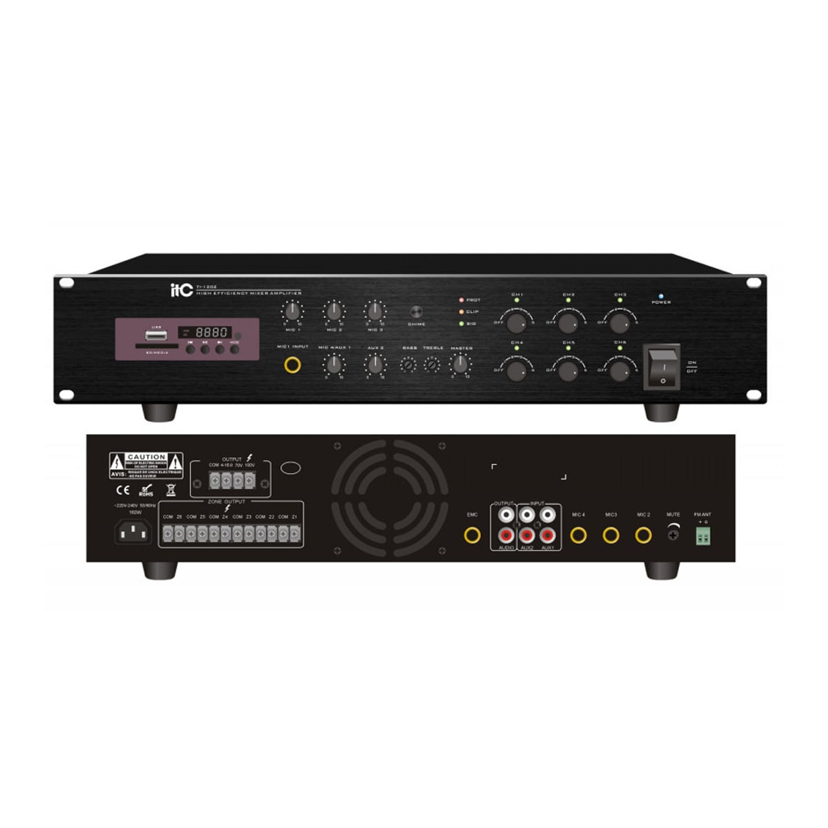 Amply phân vùng ITC TI-240Z (6 vùng)