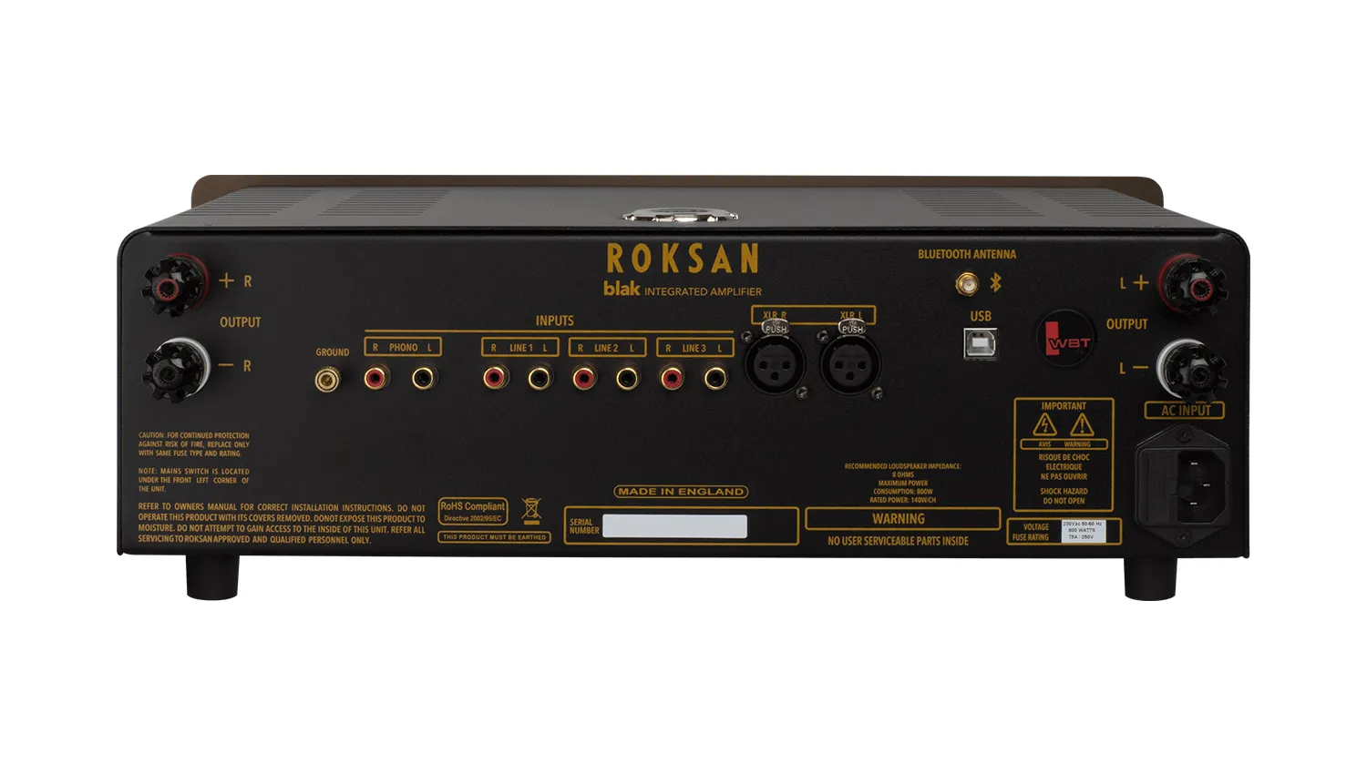 Ảnh minh họa Amply Roksan Blak 3