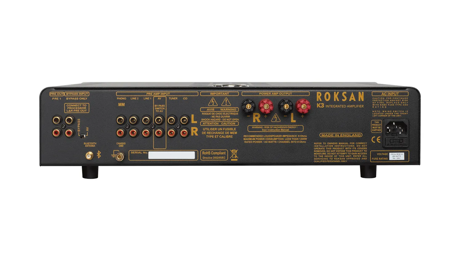 Ảnh minh họa Amply Roksan K3 3