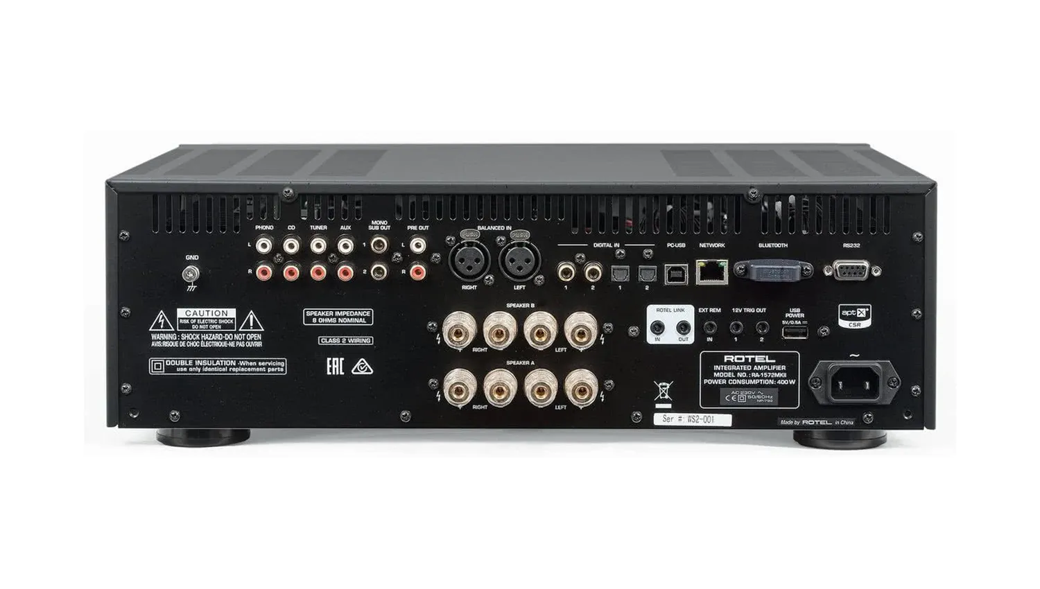 Ảnh minh họa Amply Rotel RA-1572 MKII (2 kênh, 200W/CH 8Ohm, DAC) 2