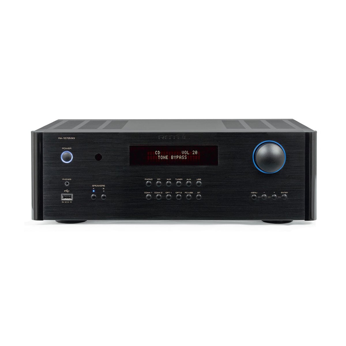 Amply Rotel RA-1572 MKII (2 kênh, 200W/CH 8Ohm, DAC)