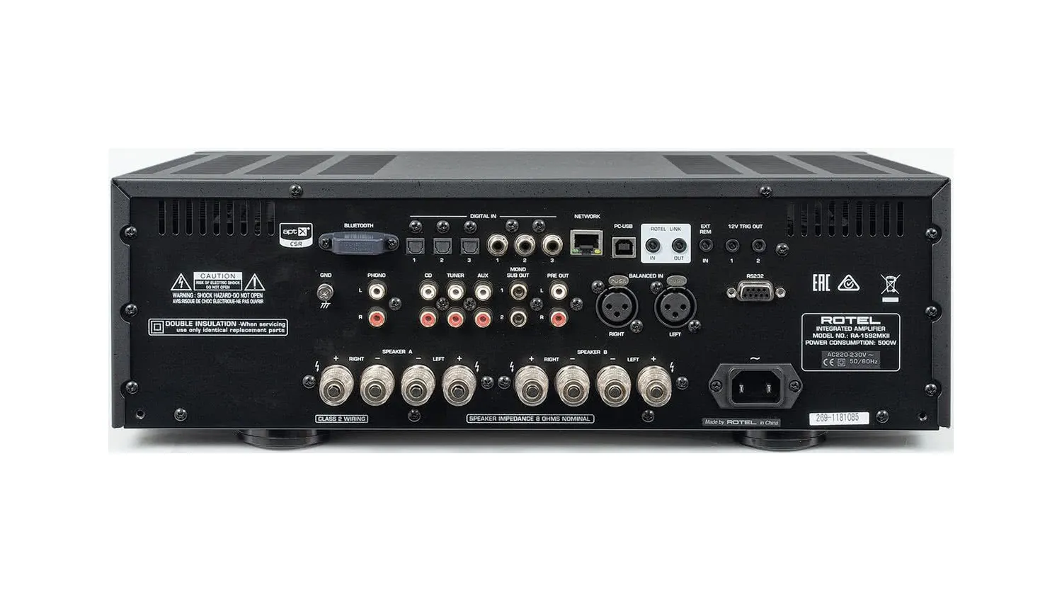 Ảnh minh họa Amply Rotel RA-1592 MKII (2 kênh, 200W/CH 8Ohm, DAC) 2