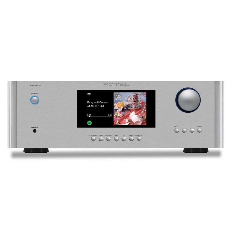 Amply Rotel RAS-5000, 220W/Kênh, Tích hợp DAC, Bluetooth, Roon, HDMI