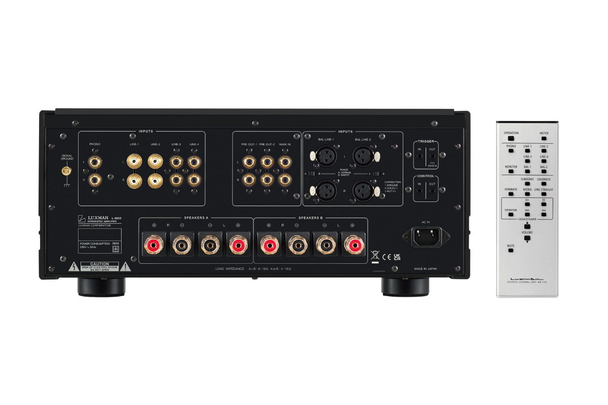Ảnh minh họa Amply tích hợp LUXMAN L-509Z Black Edition CENTENNIAL 1