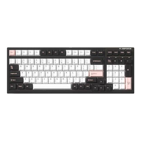 Bàn phím cơ FL-Esports FL100 CPM - White Olivia