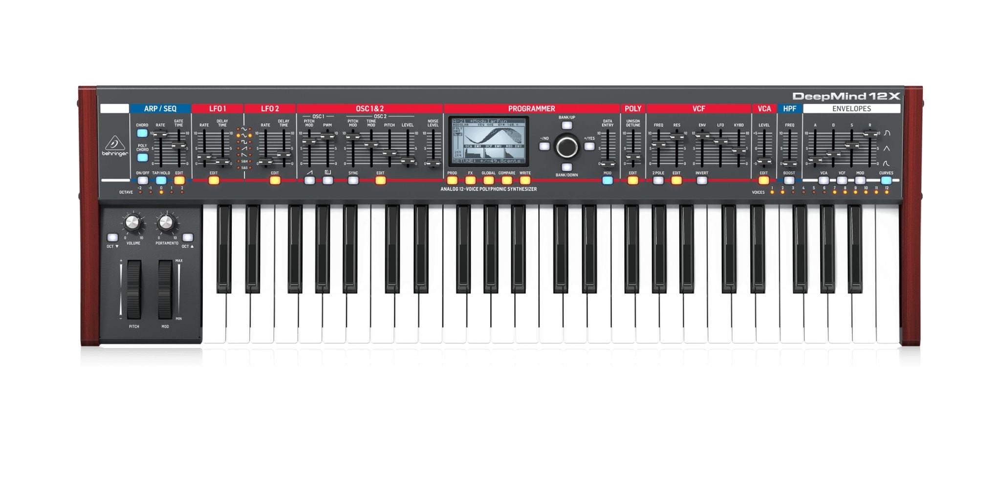 Analog Synthesizers Behringer DEEPMIND 12X