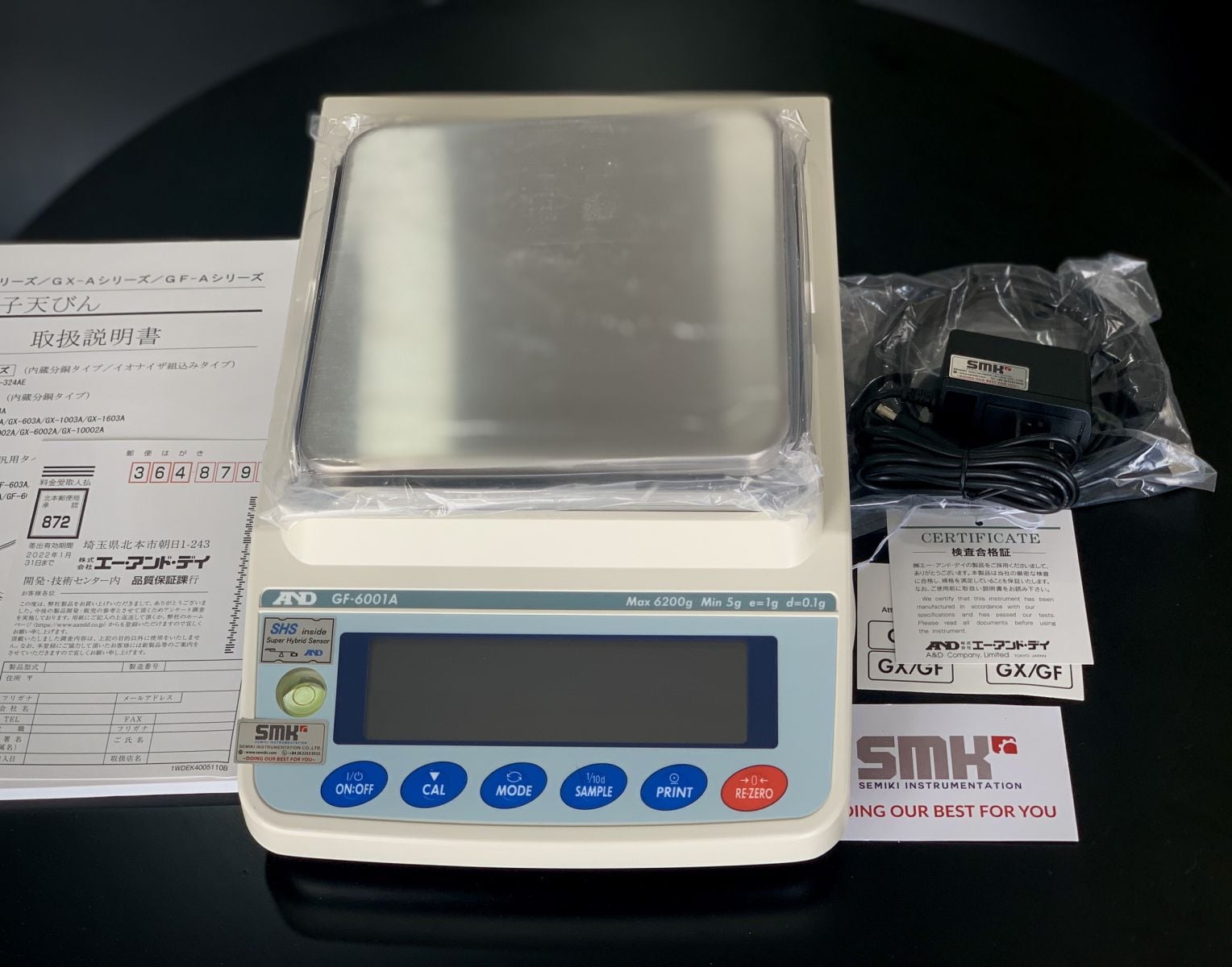 AND Precision Balances GF-6001A cân chính xác 6200g /0.1g
