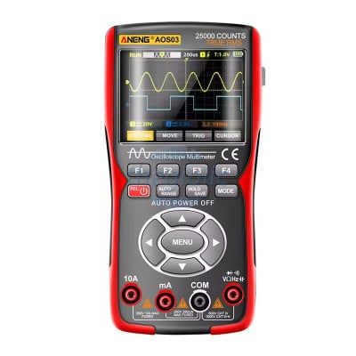 ANENG AOS03 Máy Hiện Sóng Cầm Tay 3 Trong 1, 2CH+DMM+AWG 50Mhz