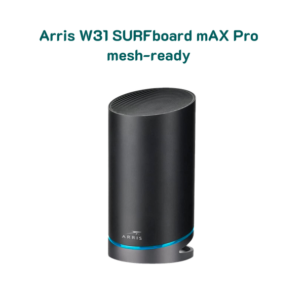 Ảnh minh họa Router wifi ARRIS SURFboard mAX Pro W31 / 3 băng tần / Mesh Ready / Wi-Fi 6 AX11000 / tốc độ đến 11 Gbps / phủ đến 280 m2 2
